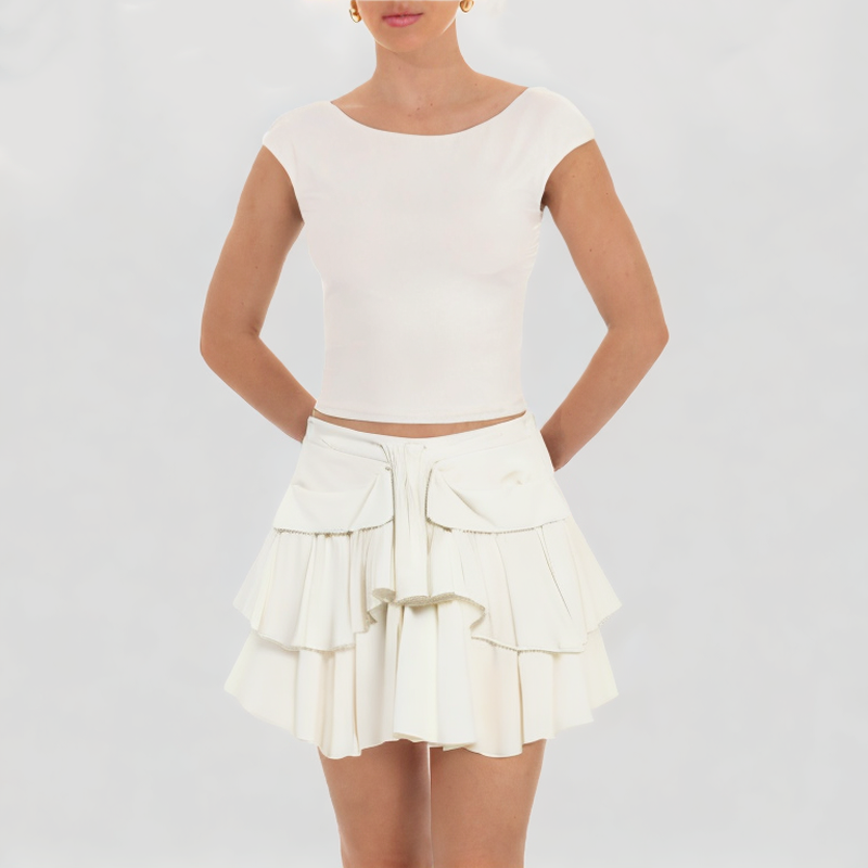 multi-layered-skirt-short-skirt