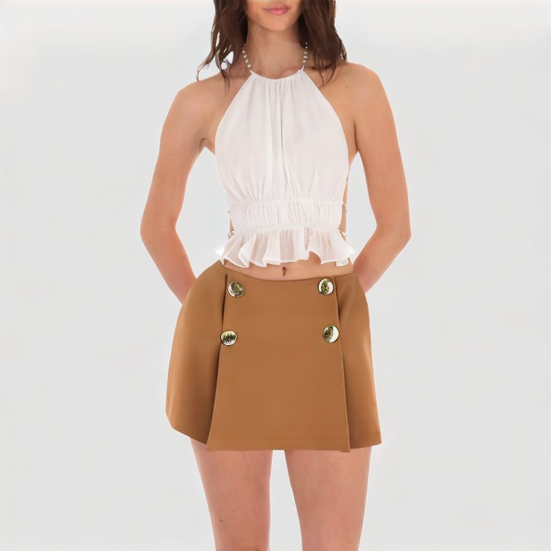 button-mid-waist-a-line-skirt