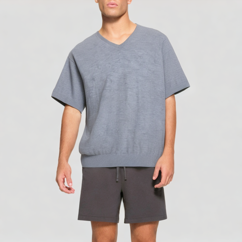 knitted-v-neck-mens-short-sleeves