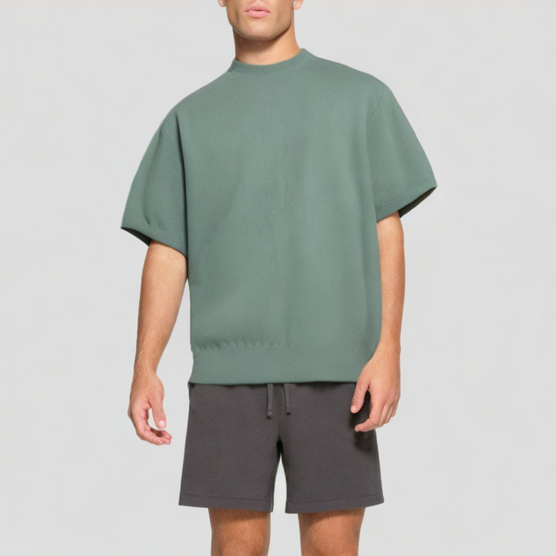 mens-worsted-cashmere-knitted-short-sleeves