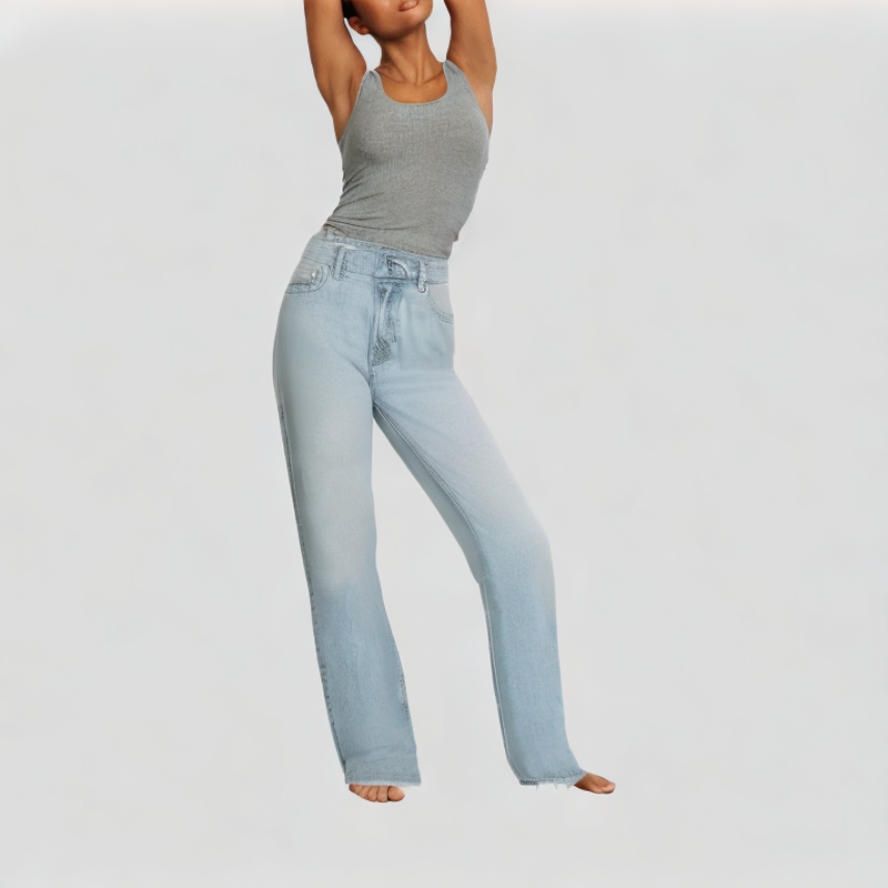 rhinestone-flower-print-jeans